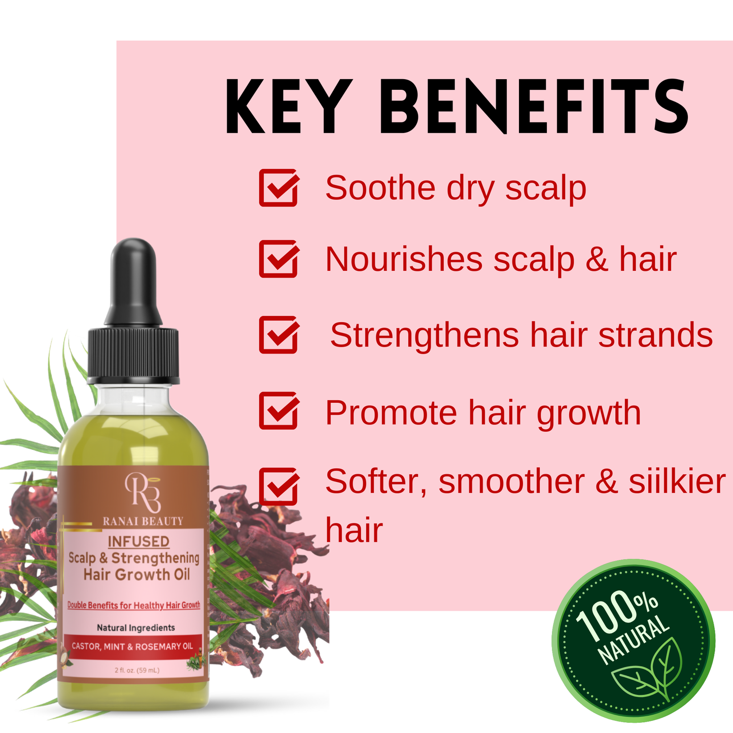 INFUSED Scalp & Strengthening Hair Growth Oil