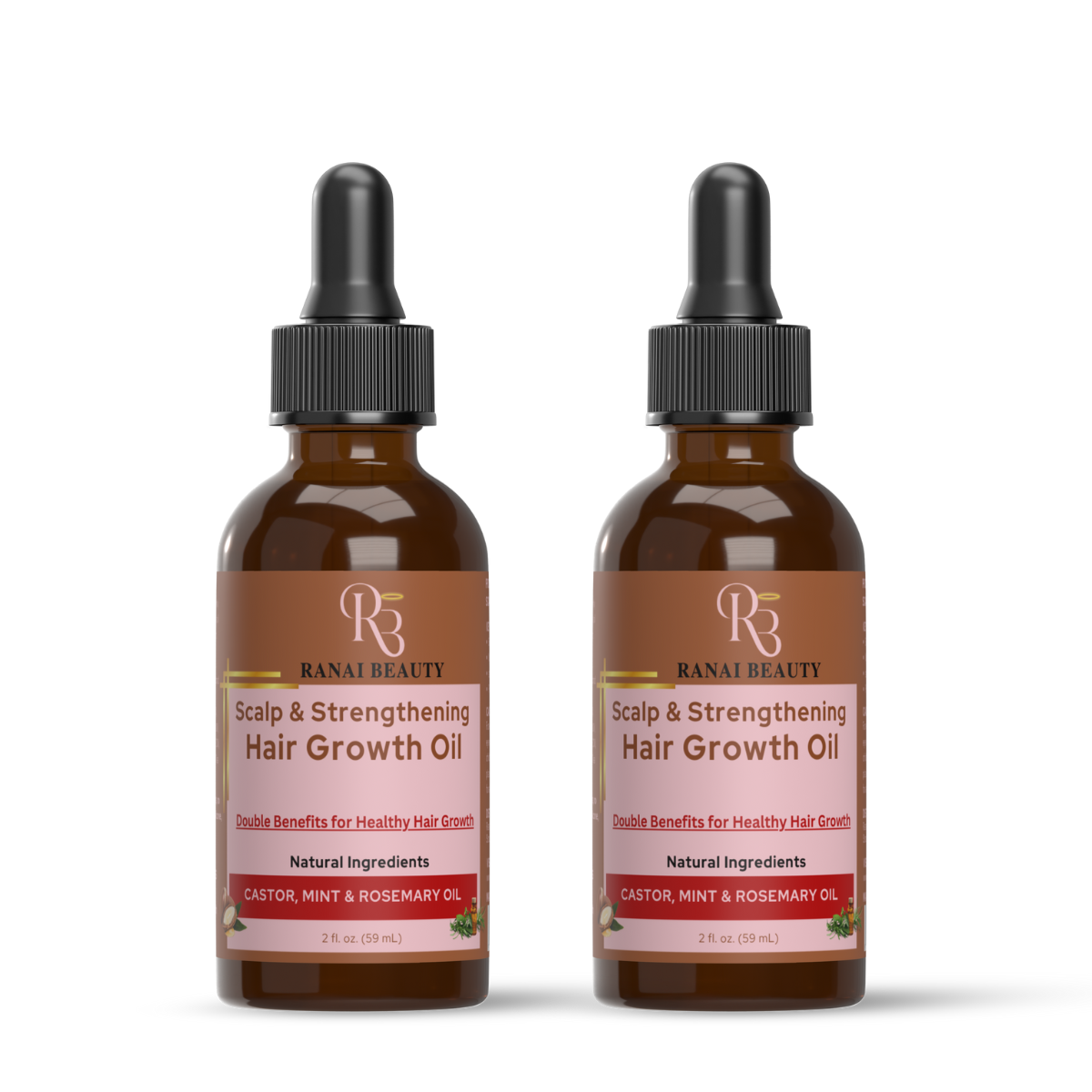 2 Scalp & Strengthening Hair Growth Oils