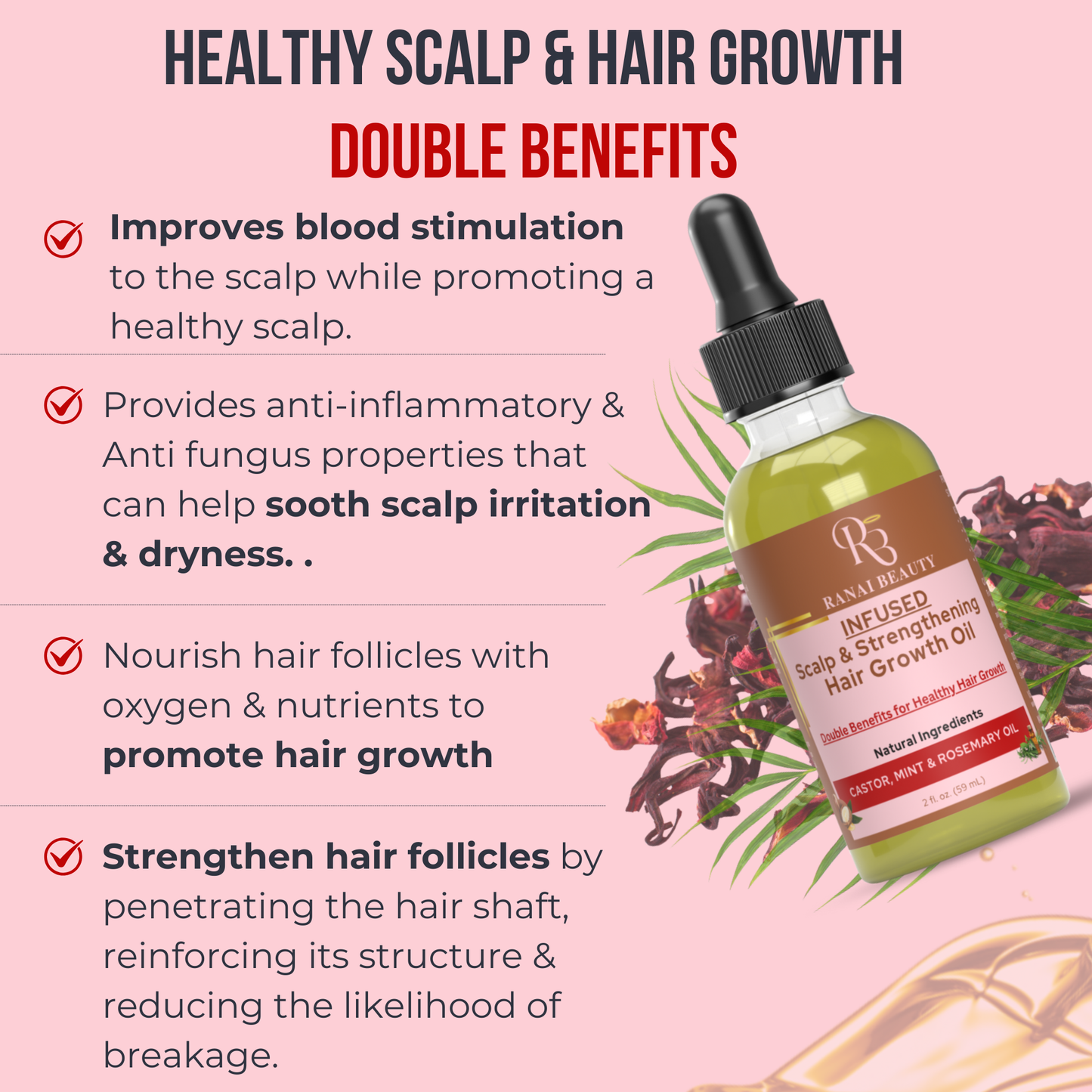 INFUSED Scalp & Strengthening Hair Growth Oil