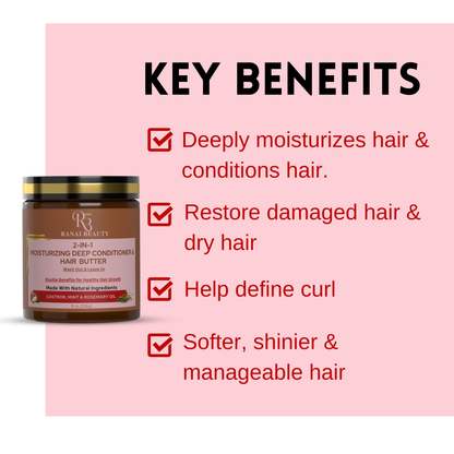 2-In-1 Moisturizing Deep Conditioner & Hair Butter