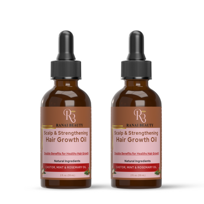 2 Scalp & Strengthening Hair Growth Oils