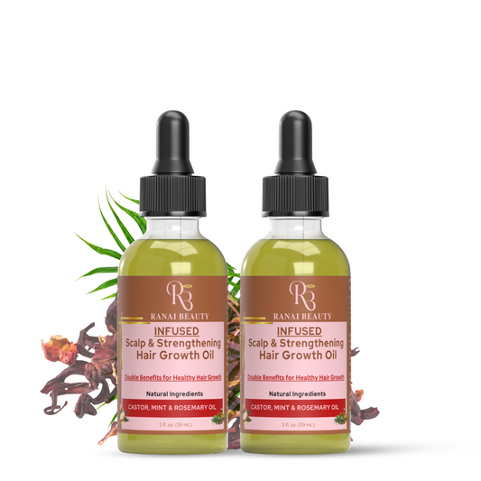 2  INFUSED Scalp & Strengthening Hair Growth Oils
