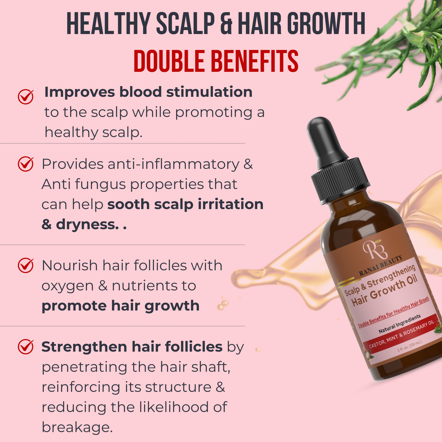 Scalp & Strengthening Hair Growth Oil