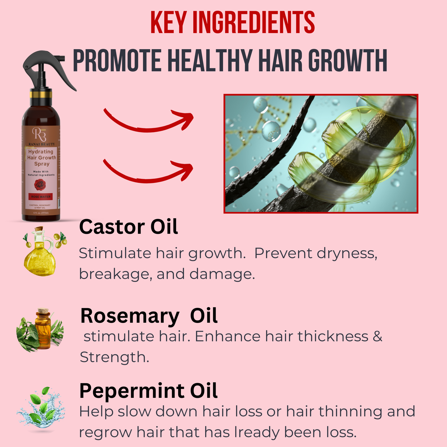 Hydrating Hair Growth Spray