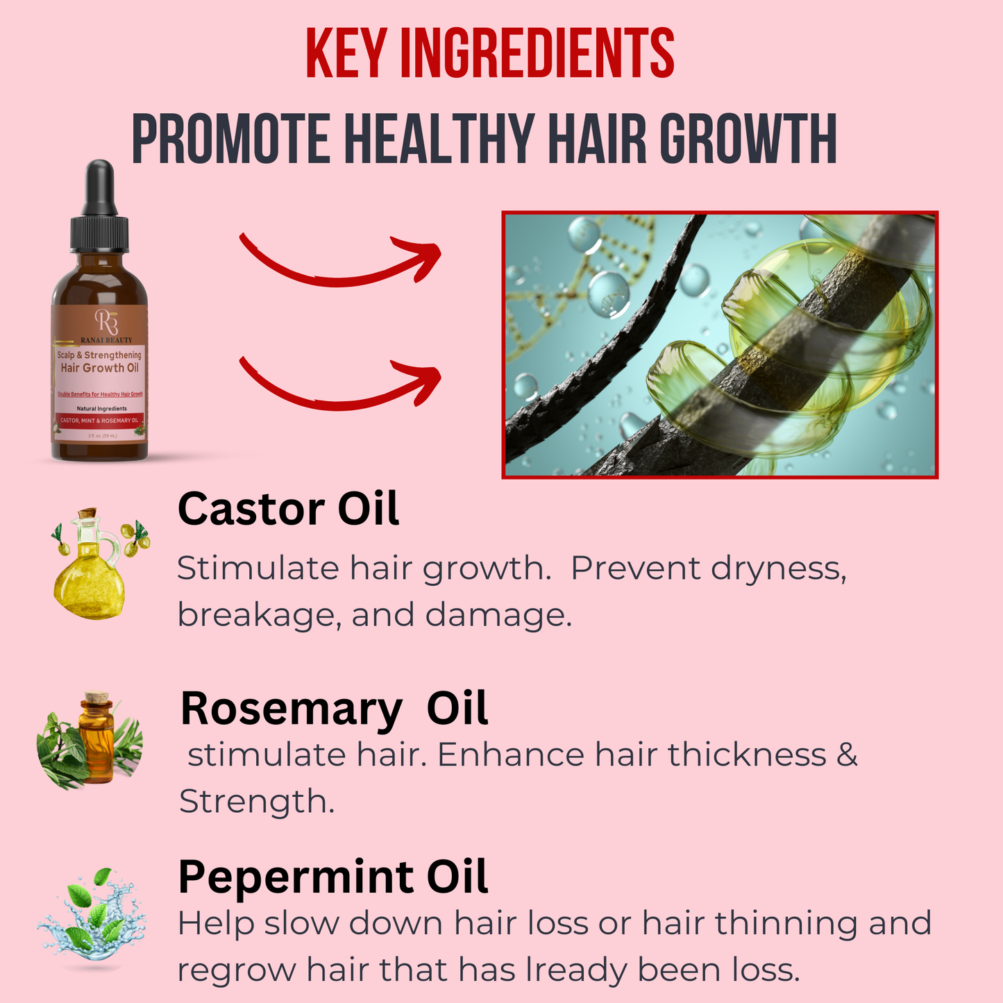 Scalp & Strengthening Hair Growth Oil