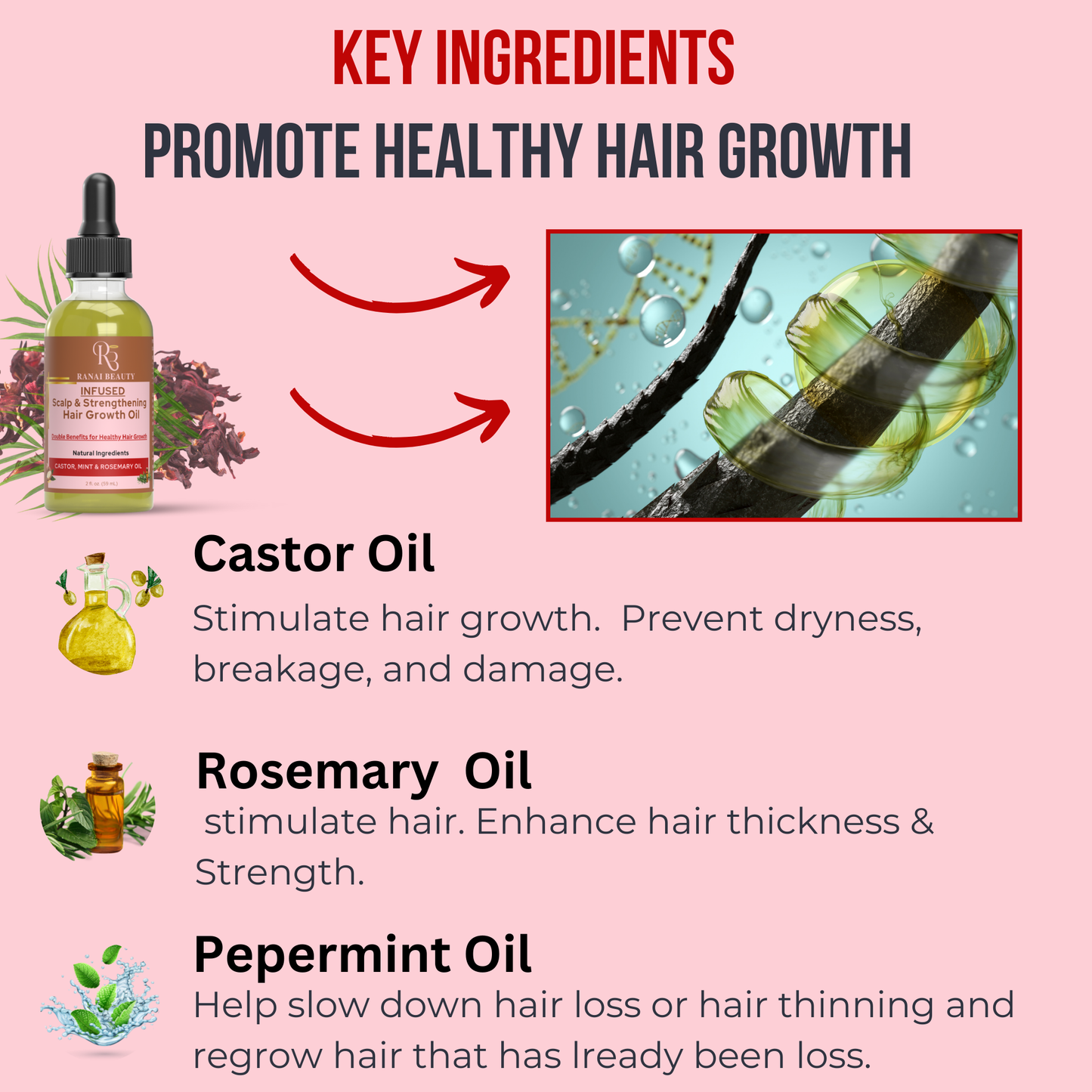 INFUSED Scalp & Strengthening Hair Growth Oil