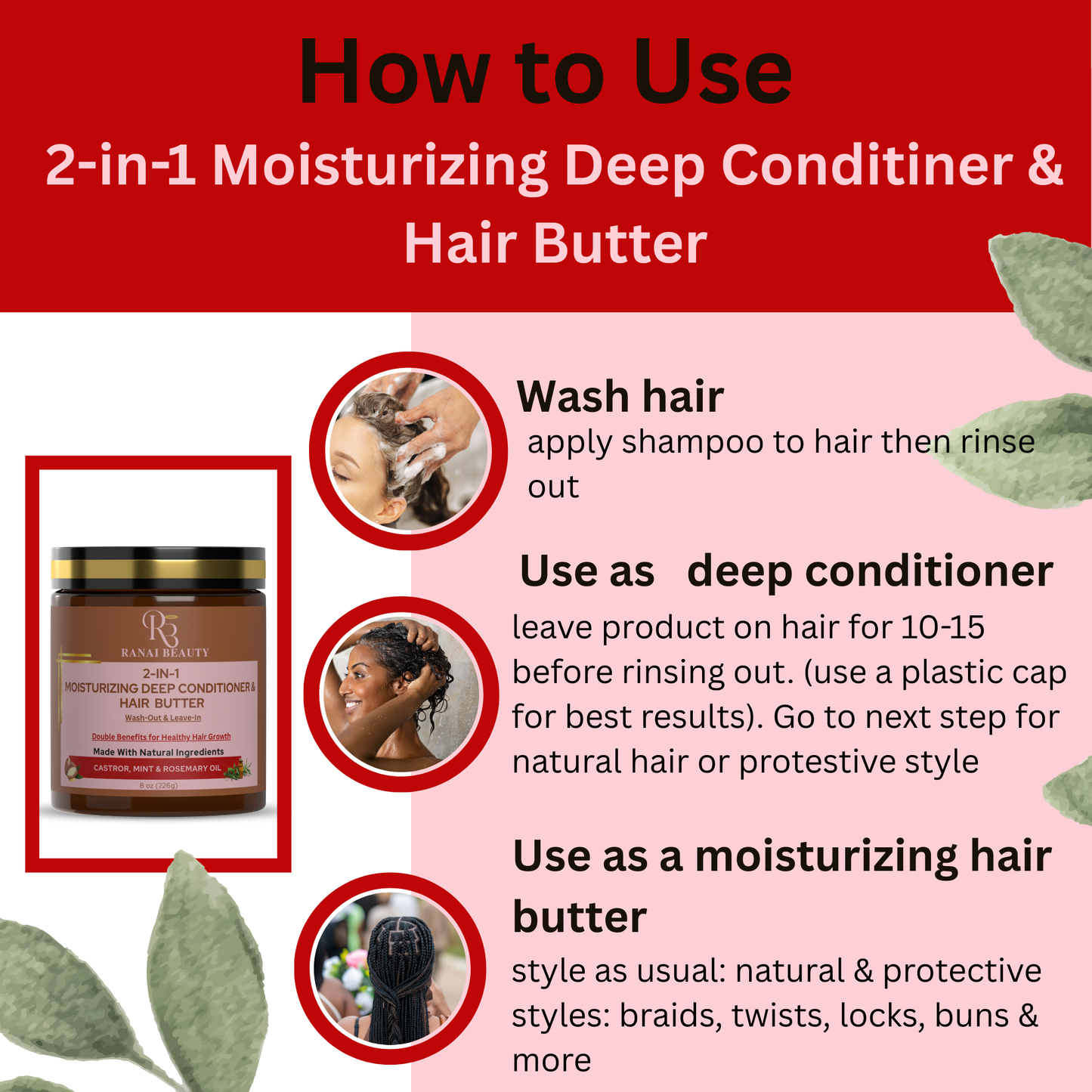 2-In-1 Moisturizing Deep Conditioner & Hair Butter