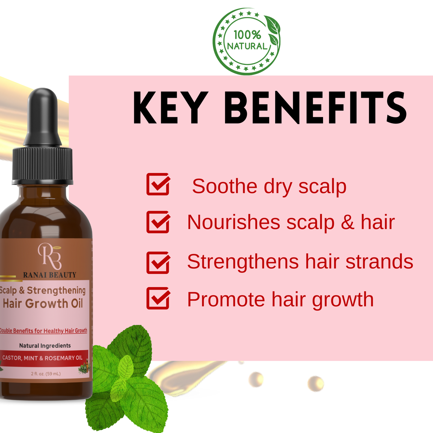 Scalp & Strengthening Hair Growth Oil