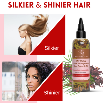 Twin Jumbo INFUSED Scalp & Strengthen Hair Growth Oil | 4 oz