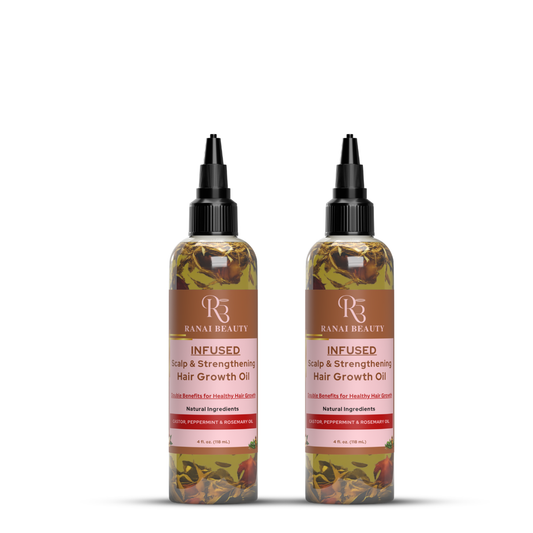Scalp & Strengthen Hair Growth Oil Twin Collection – 2 x 4 oz